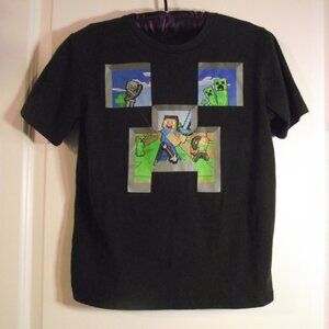 BOYS M 10-12 MOJANG MINECRAFT T-SHIRT